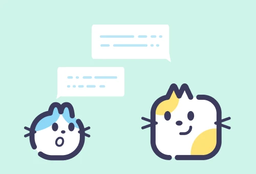 先輩との1on1相談のイメージ